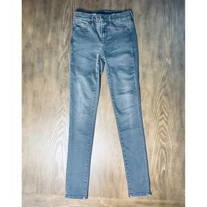 Gap 1969 Precision True Skinny Women's Jeans Ash Grey Size 26 Long‎